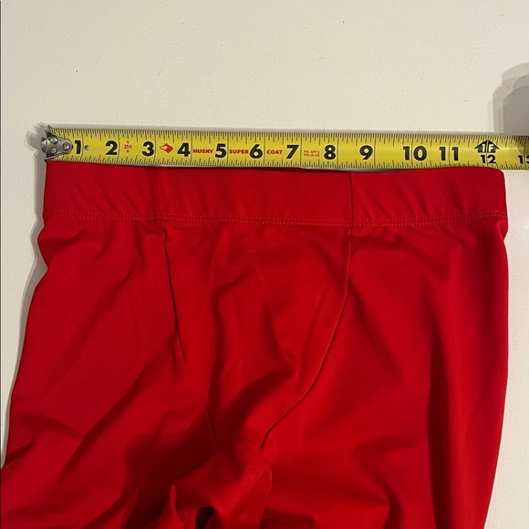 Nike Team Stock Tights Mens S Red zip ankle cuffs Dri-fit CV2705-657 NWT $62 - Picture 5 of 9